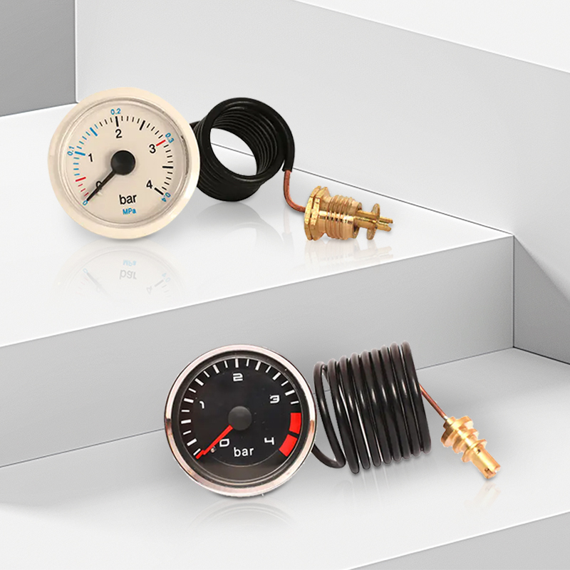 Manómetro de HVAC con capilar, manómetro con capilar