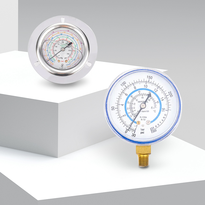 Medidor de refrigerante/manómetro de refrigerante